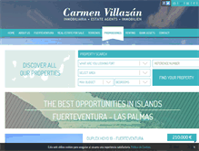 Tablet Screenshot of carmenvillazan.com